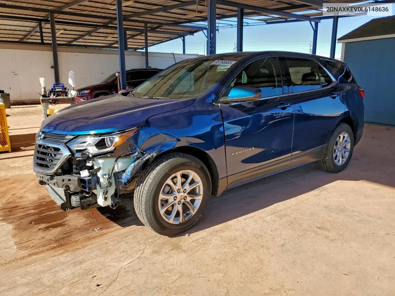 2GNAXKEV0L6148636 2020 Chevrolet Equinox Lt