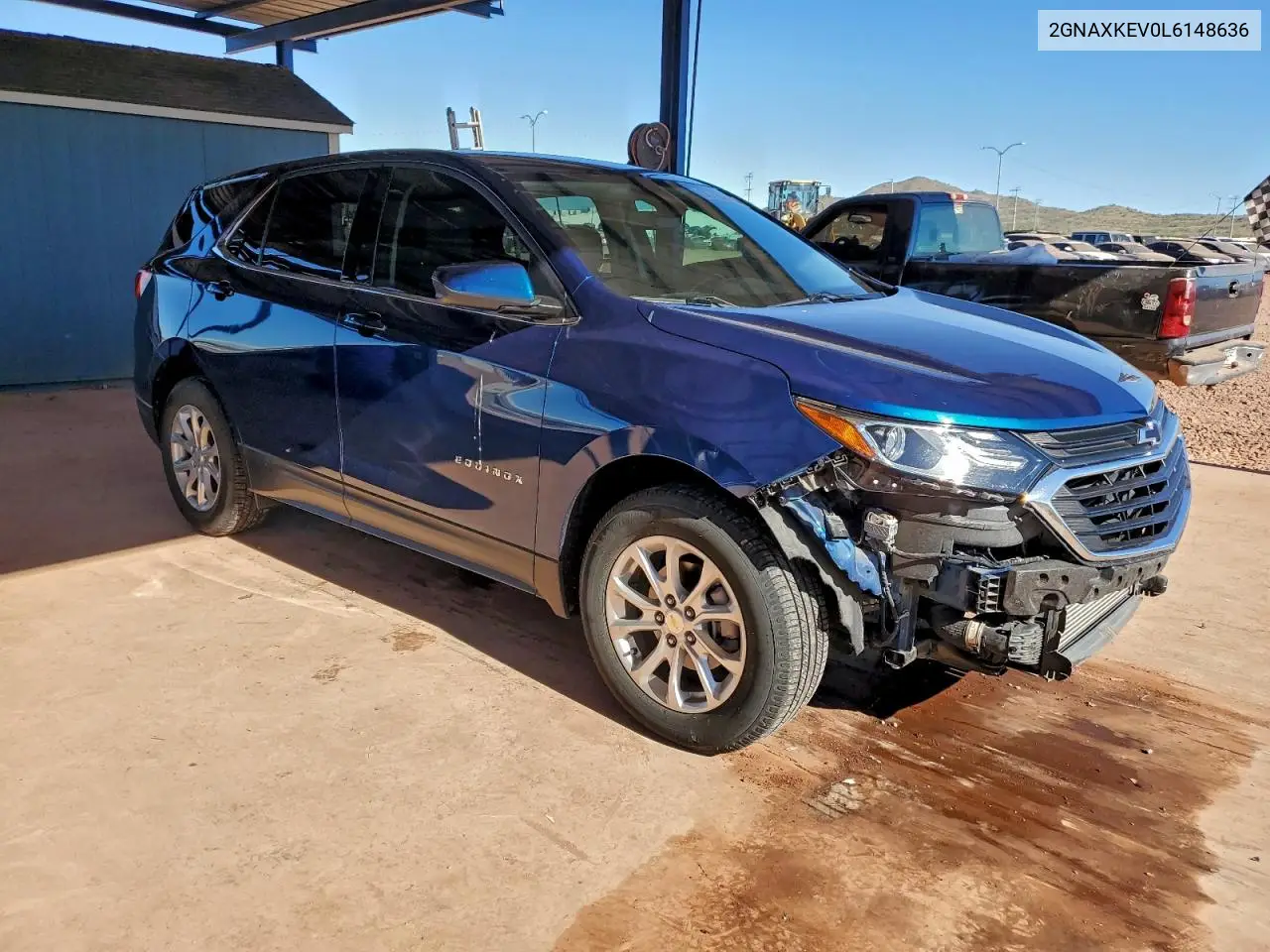 2GNAXKEV0L6148636 2020 Chevrolet Equinox Lt