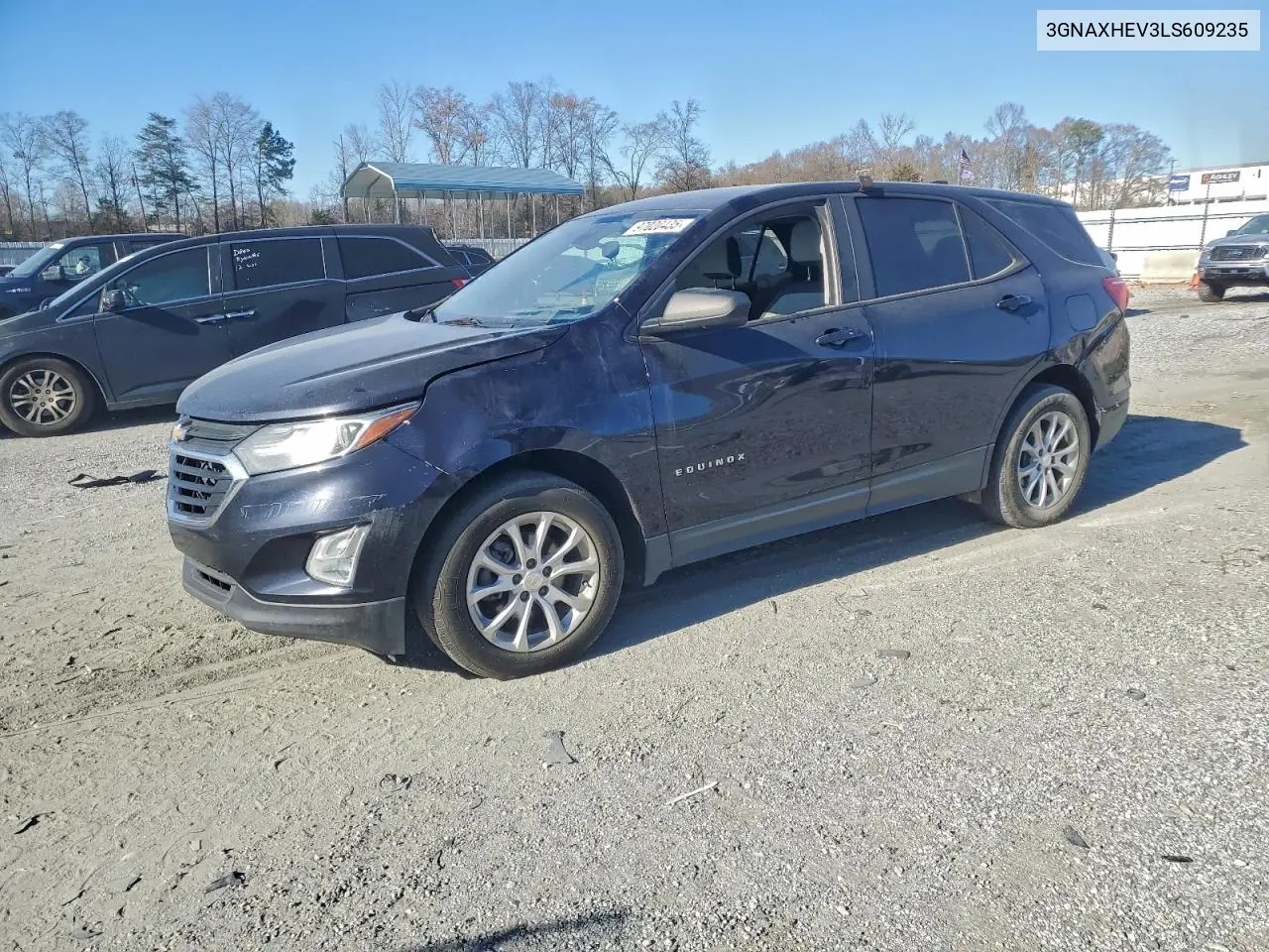 3GNAXHEV3LS609235 2020 Chevrolet Equinox Ls