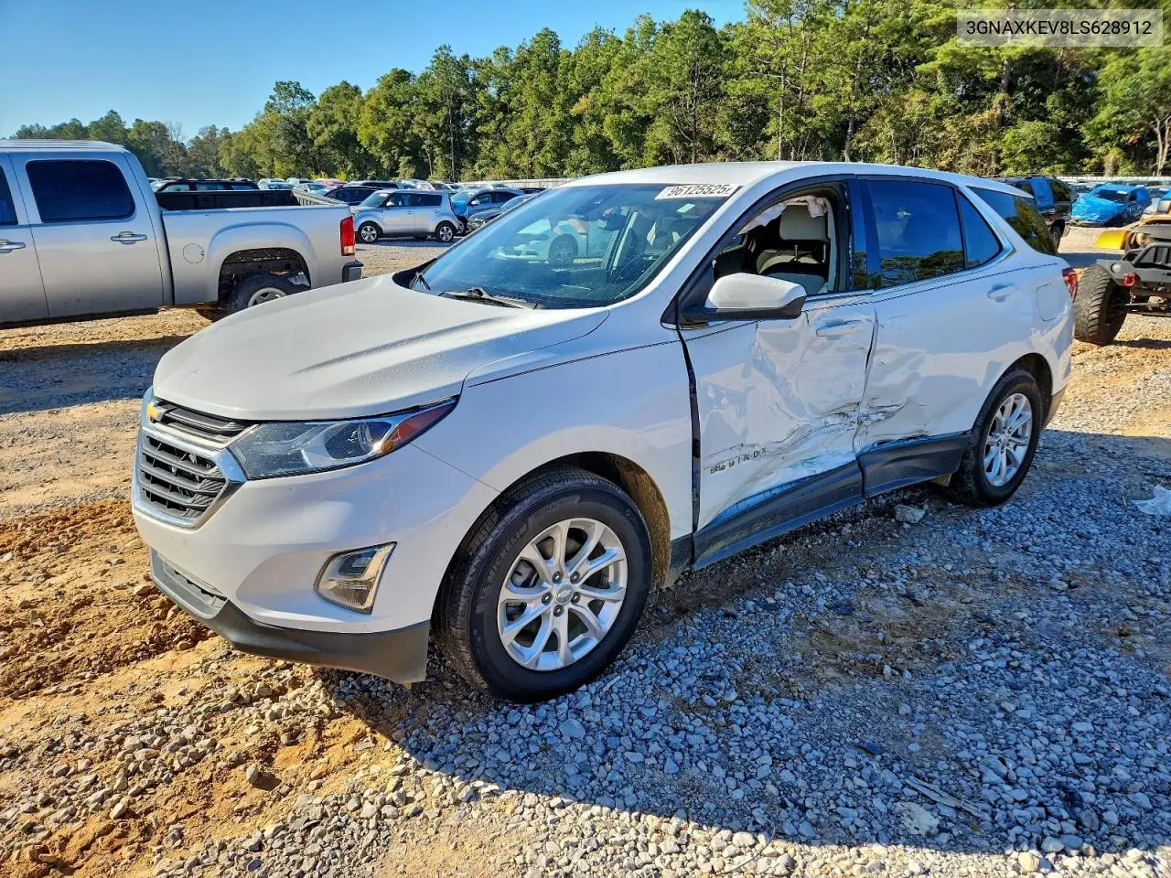 3GNAXKEV8LS628912 2020 Chevrolet Equinox Lt