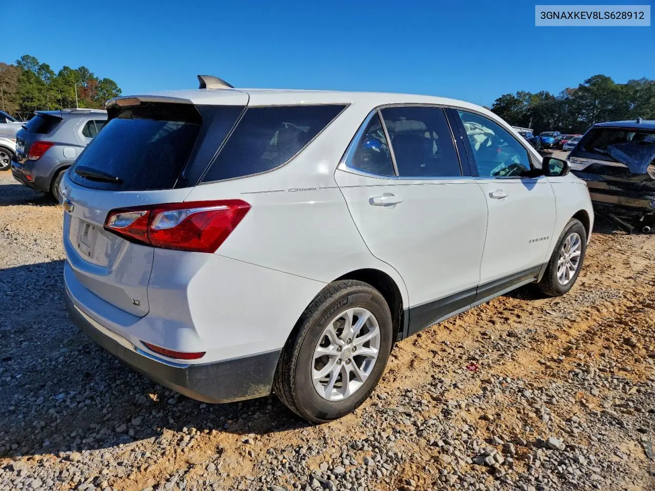 3GNAXKEV8LS628912 2020 Chevrolet Equinox Lt