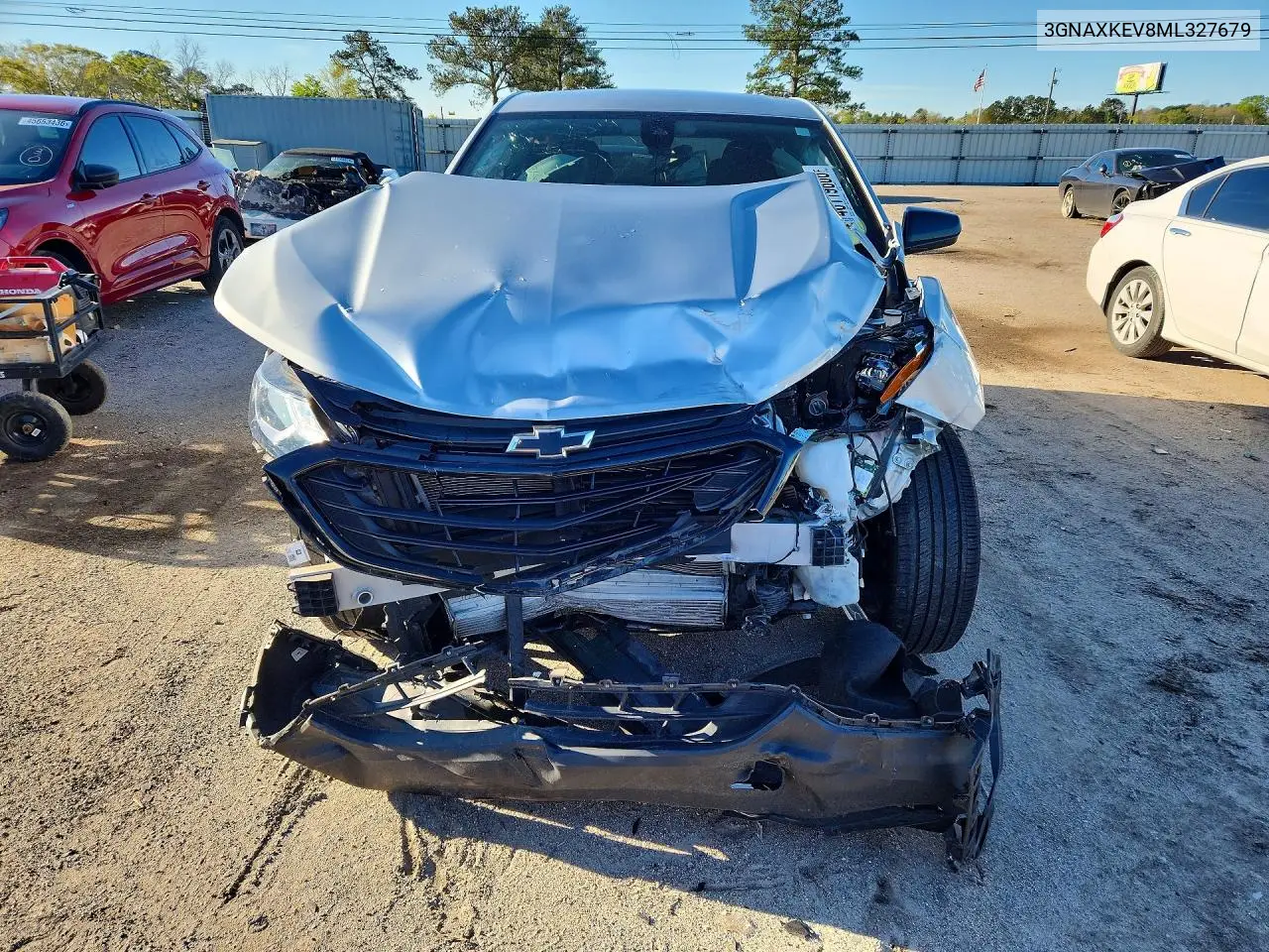 3GNAXKEV8ML327679 2021 Chevrolet Equinox Lt