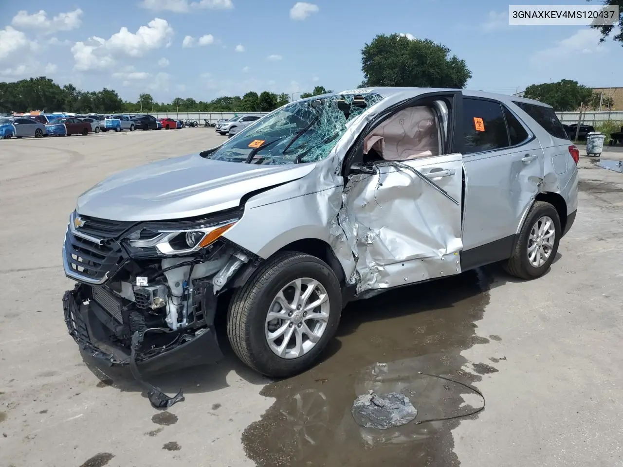3GNAXKEV4MS120437 2021 Chevrolet Equinox Lt
