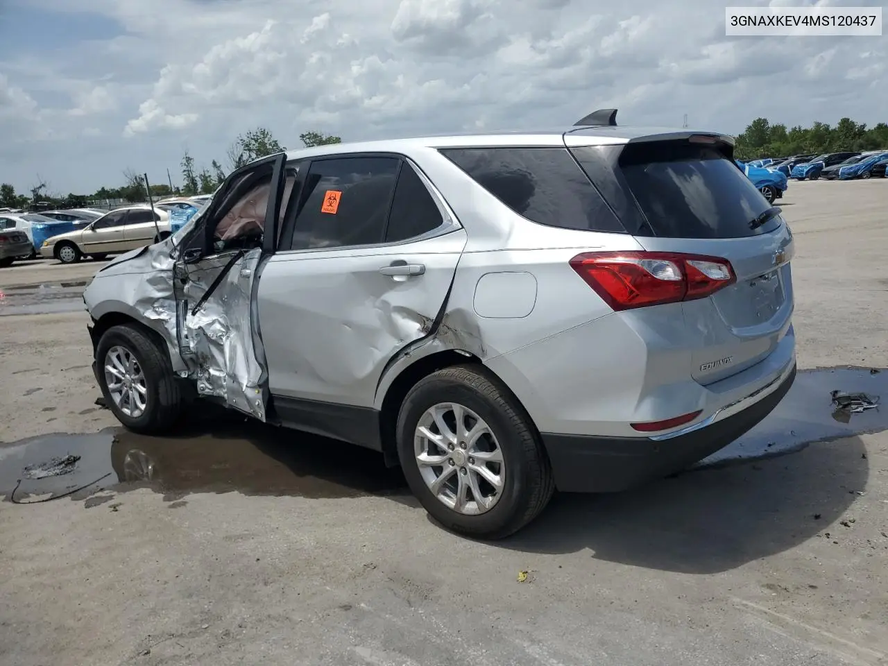 3GNAXKEV4MS120437 2021 Chevrolet Equinox Lt