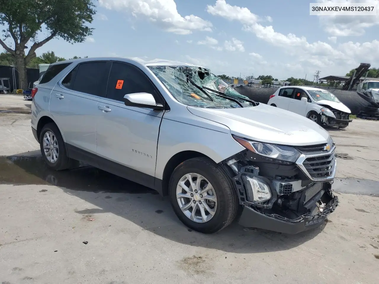3GNAXKEV4MS120437 2021 Chevrolet Equinox Lt