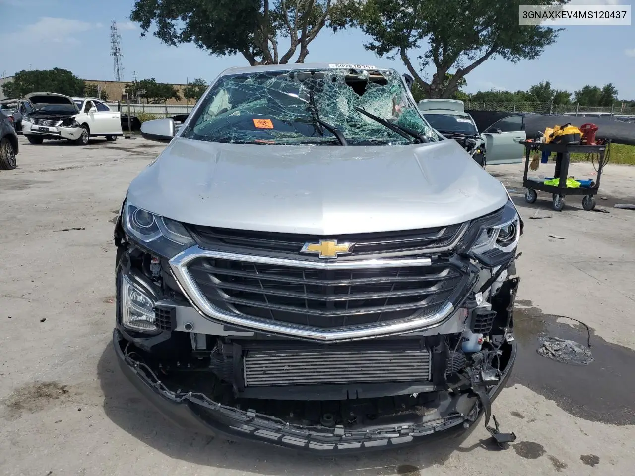 3GNAXKEV4MS120437 2021 Chevrolet Equinox Lt