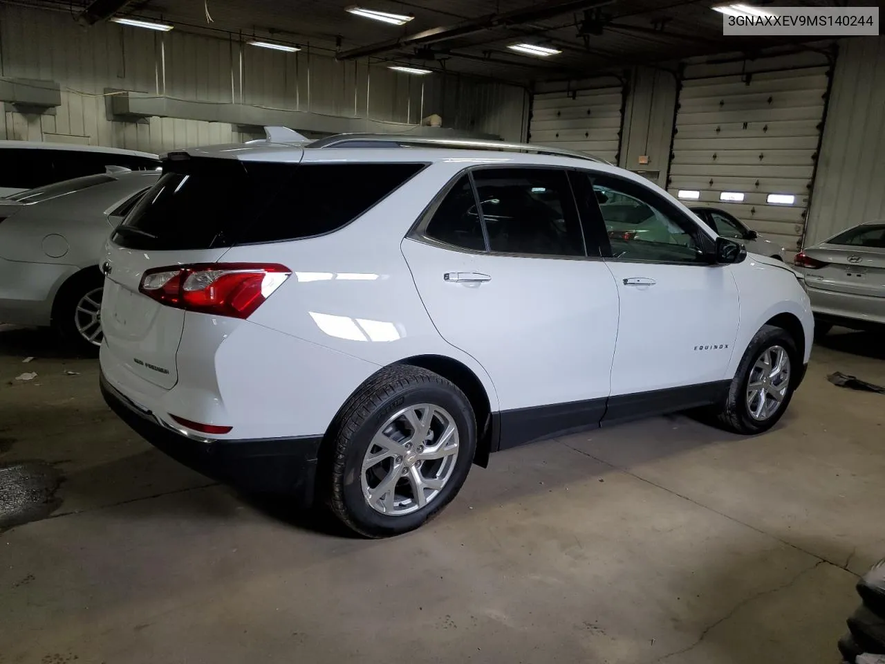 2021 Chevrolet Equinox Premier VIN: 3GNAXXEV9MS140244 Lot: 69675734