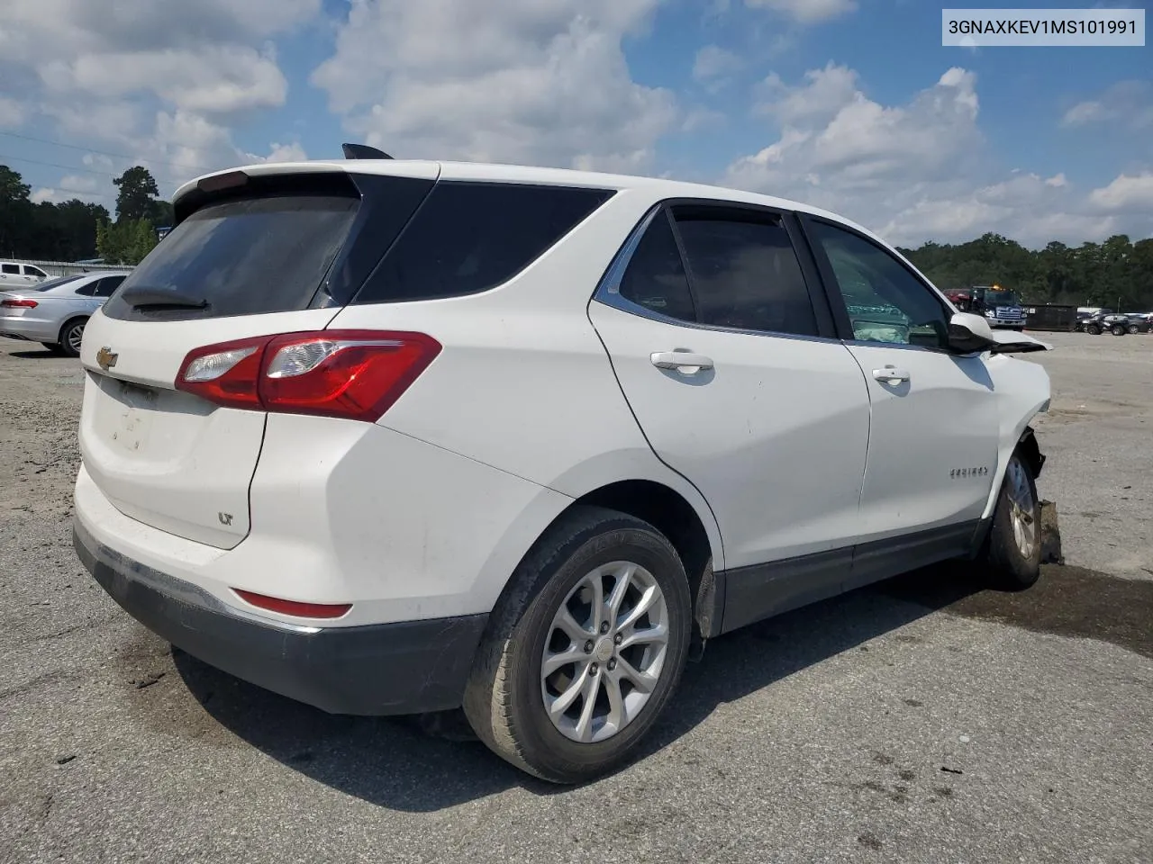 2021 Chevrolet Equinox Lt VIN: 3GNAXKEV1MS101991 Lot: 72240024