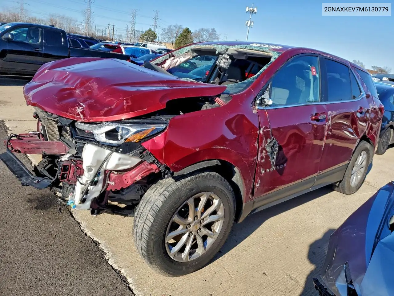 2GNAXKEV7M6130779 2021 Chevrolet Equinox Lt
