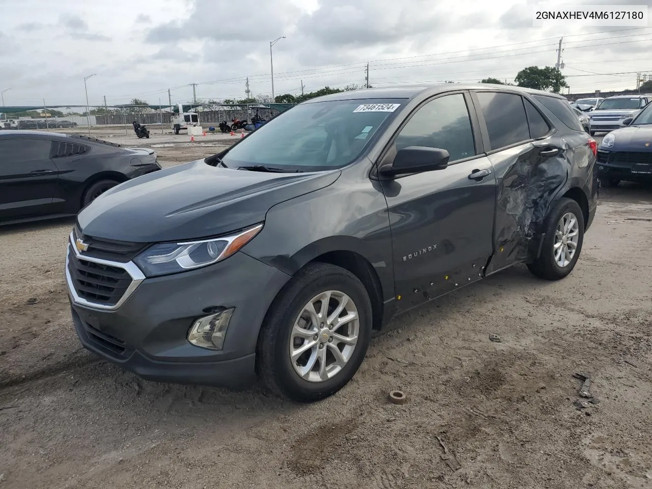 2021 Chevrolet Equinox Ls VIN: 2GNAXHEV4M6127180 Lot: 73461524