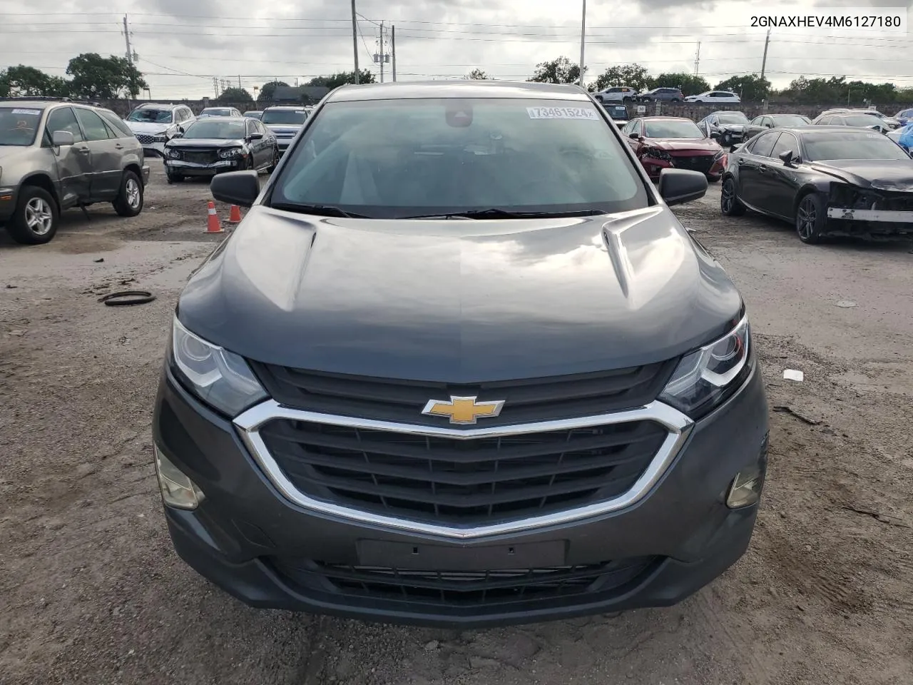 2021 Chevrolet Equinox Ls VIN: 2GNAXHEV4M6127180 Lot: 73461524