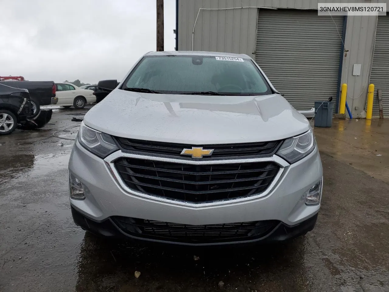 2021 Chevrolet Equinox Ls VIN: 3GNAXHEV8MS120721 Lot: 73515254