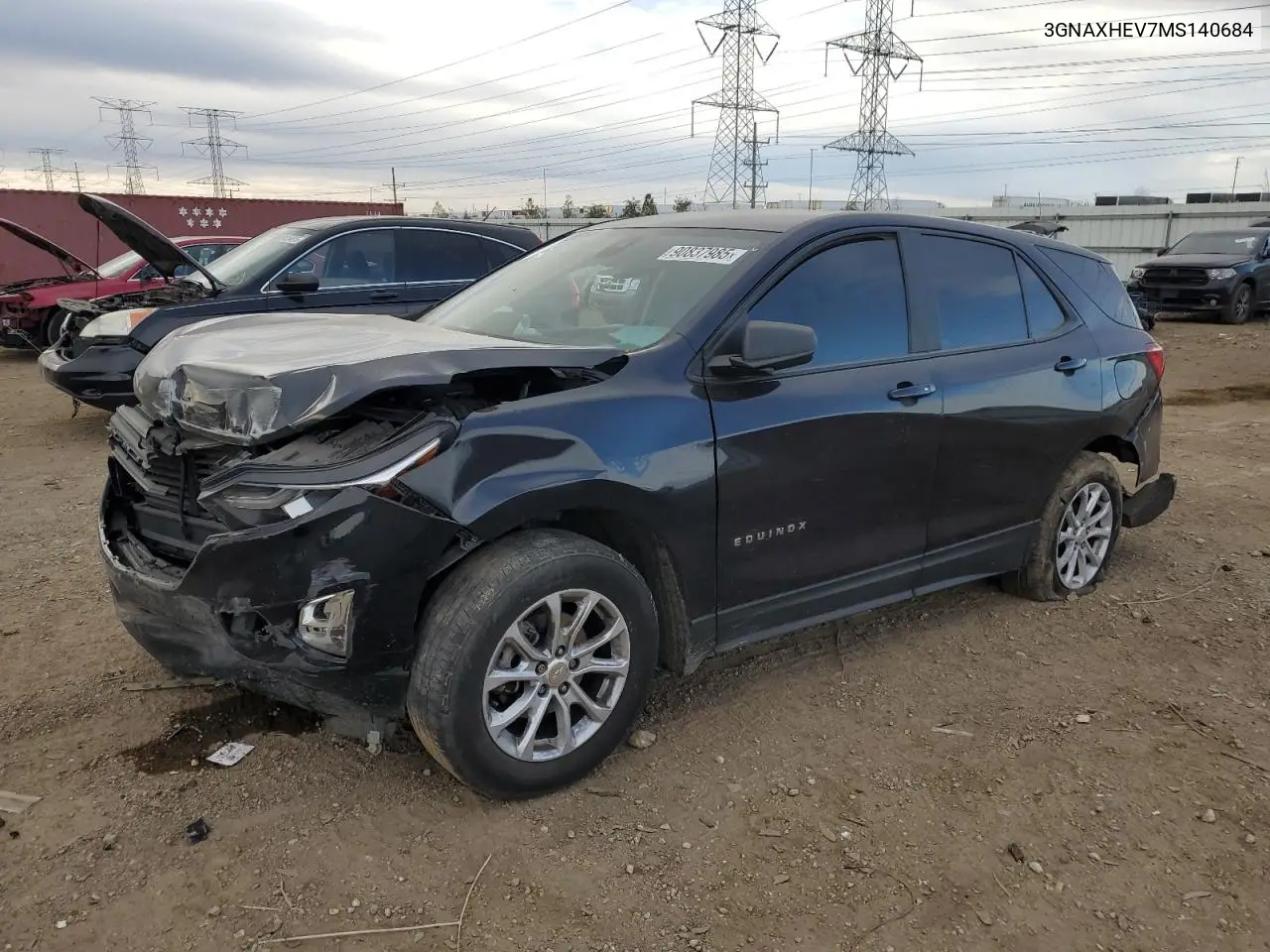 3GNAXHEV7MS140684 2021 Chevrolet Equinox Ls