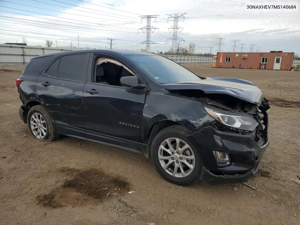3GNAXHEV7MS140684 2021 Chevrolet Equinox Ls