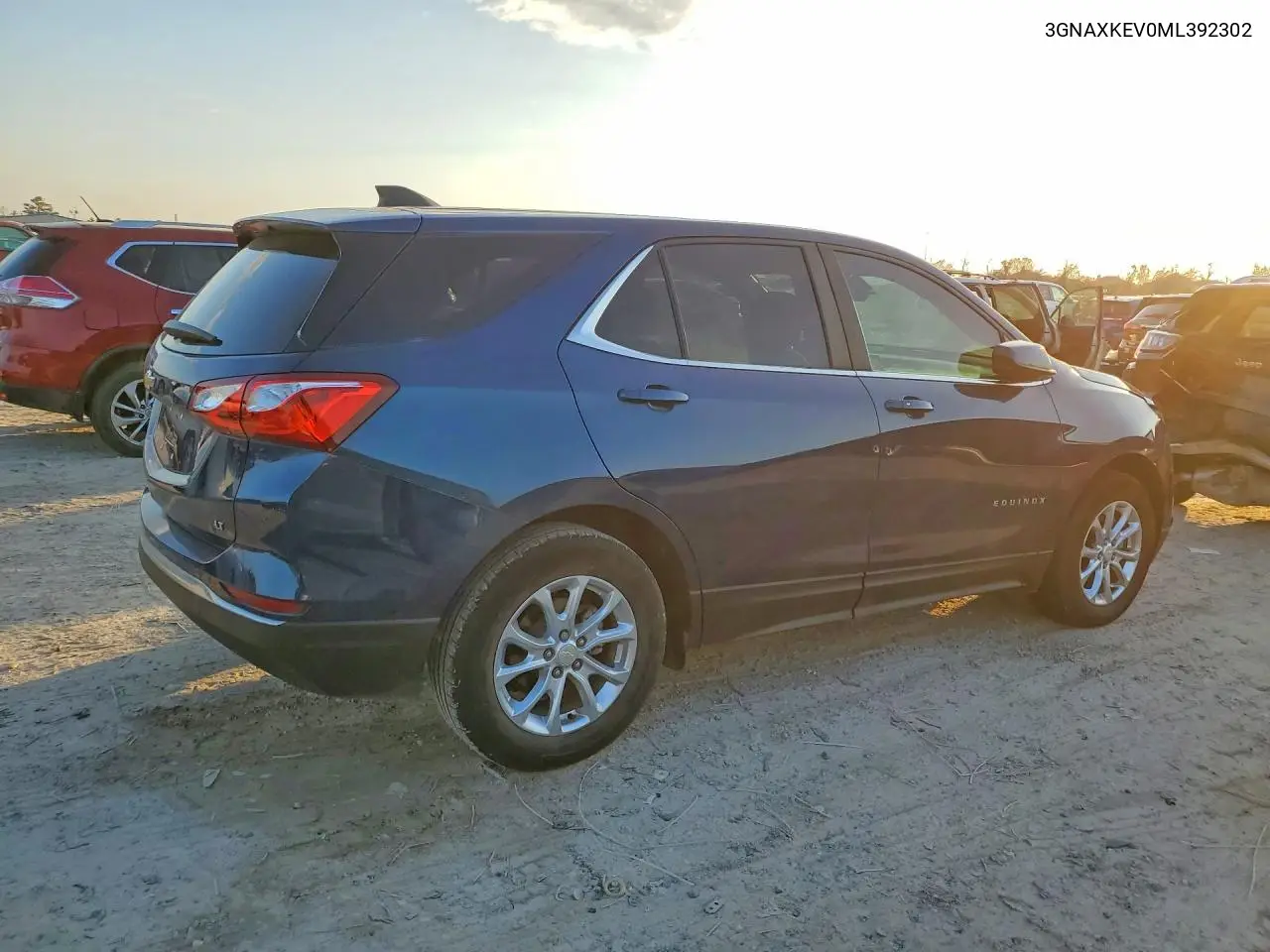 3GNAXKEV0ML392302 2021 Chevrolet Equinox Lt