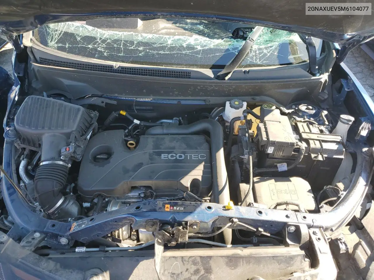 2GNAXUEV5M6104077 2021 Chevrolet Equinox Lt