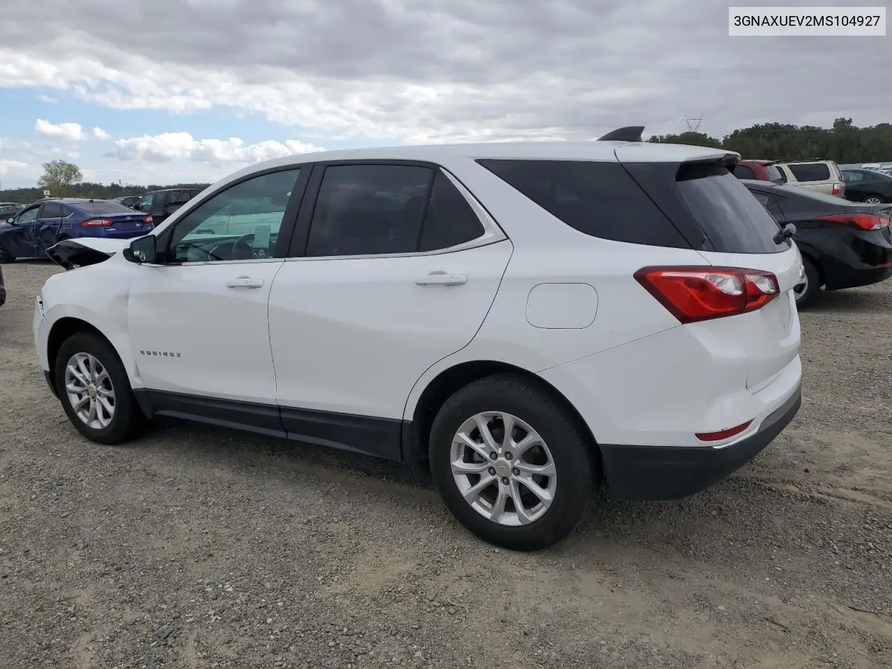 3GNAXUEV2MS104927 2021 Chevrolet Equinox Lt