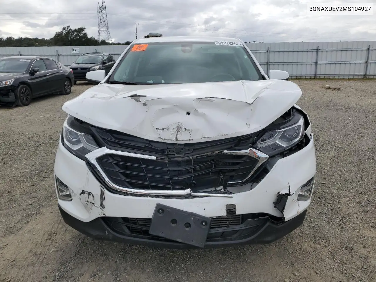 3GNAXUEV2MS104927 2021 Chevrolet Equinox Lt