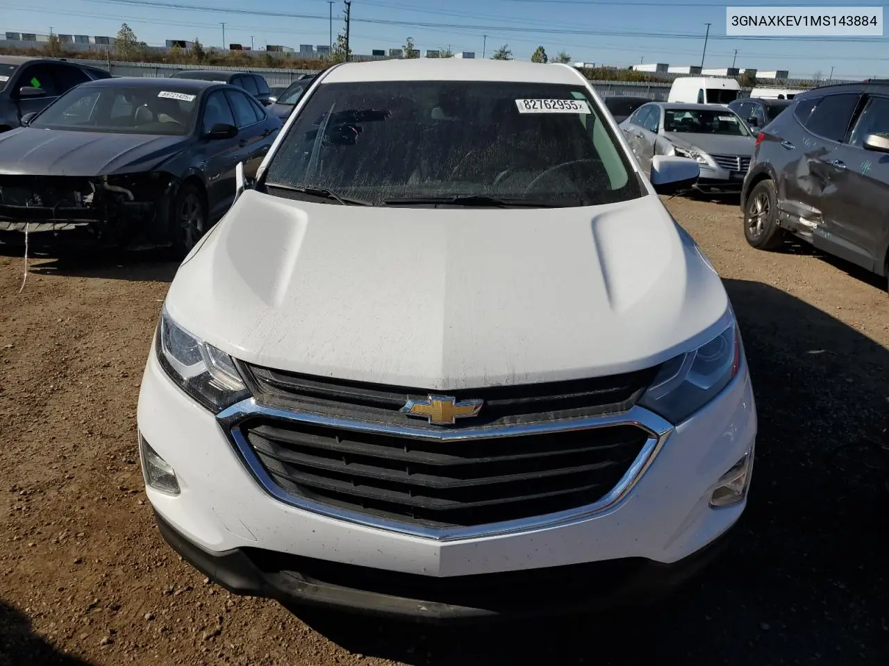 3GNAXKEV1MS143884 2021 Chevrolet Equinox Lt