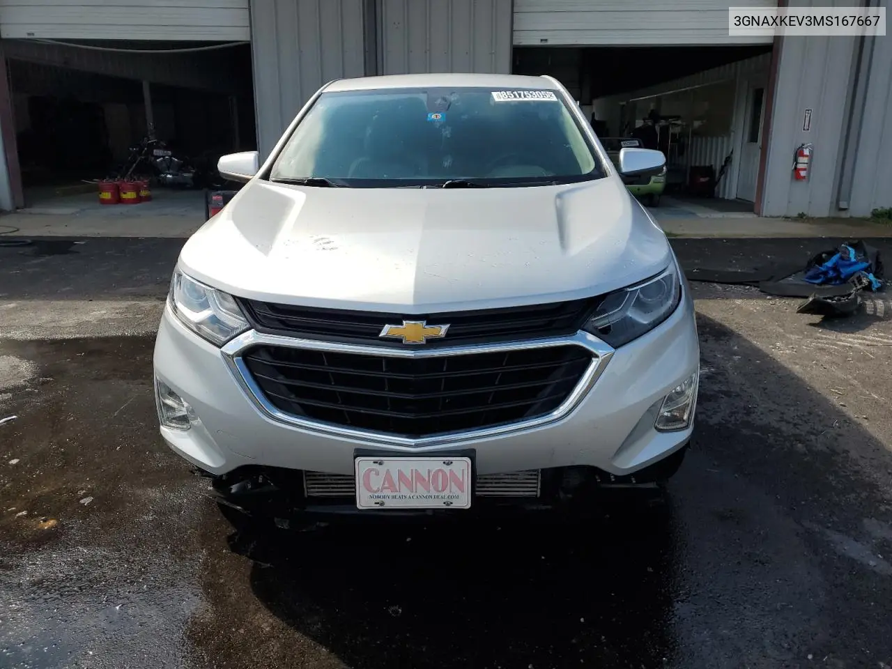 3GNAXKEV3MS167667 2021 Chevrolet Equinox Lt