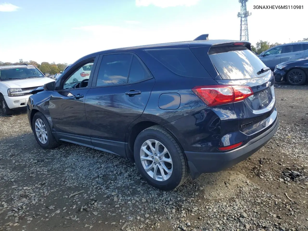 3GNAXHEV6MS110981 2021 Chevrolet Equinox Ls