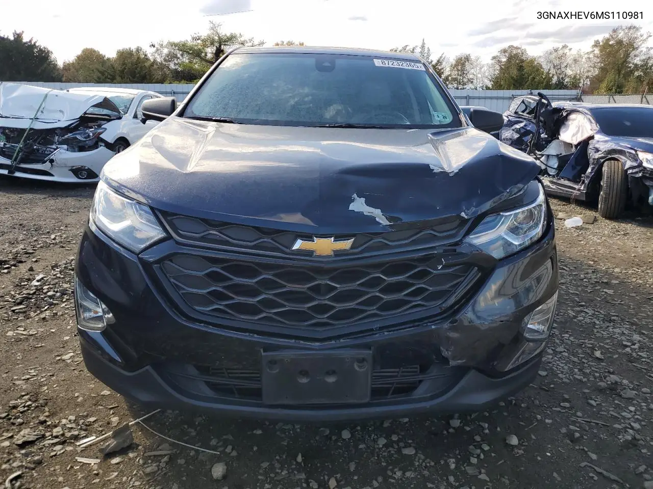 3GNAXHEV6MS110981 2021 Chevrolet Equinox Ls