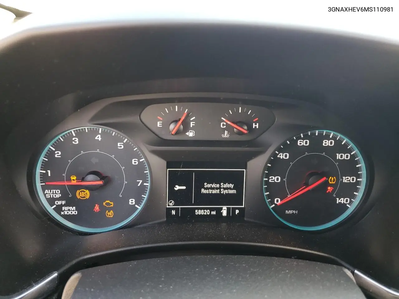3GNAXHEV6MS110981 2021 Chevrolet Equinox Ls
