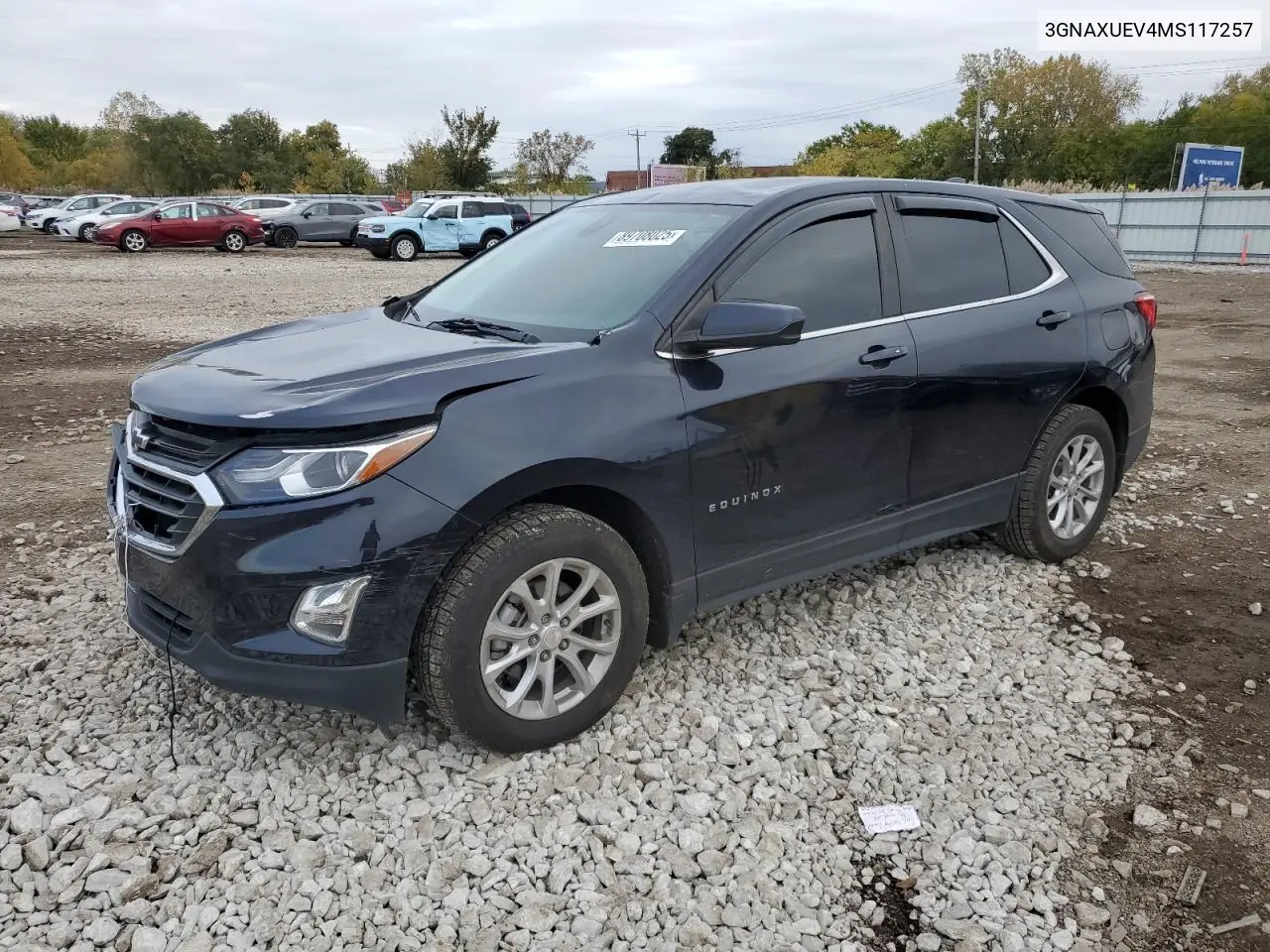 3GNAXUEV4MS117257 2021 Chevrolet Equinox Lt