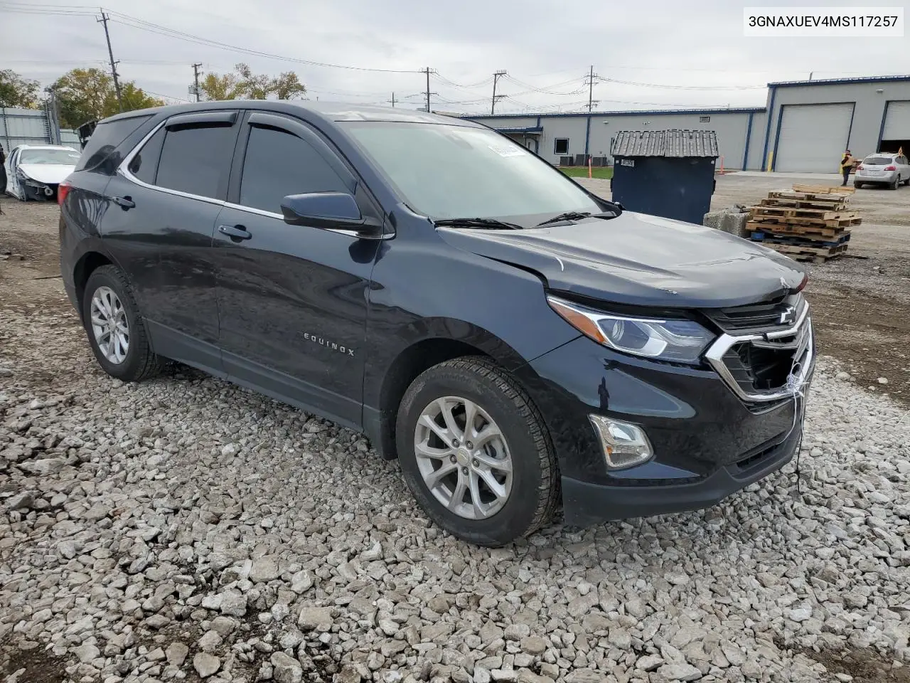 3GNAXUEV4MS117257 2021 Chevrolet Equinox Lt