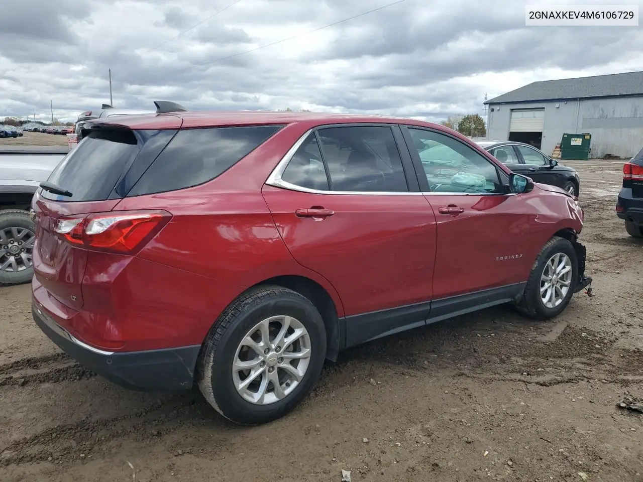 2GNAXKEV4M6106729 2021 Chevrolet Equinox Lt