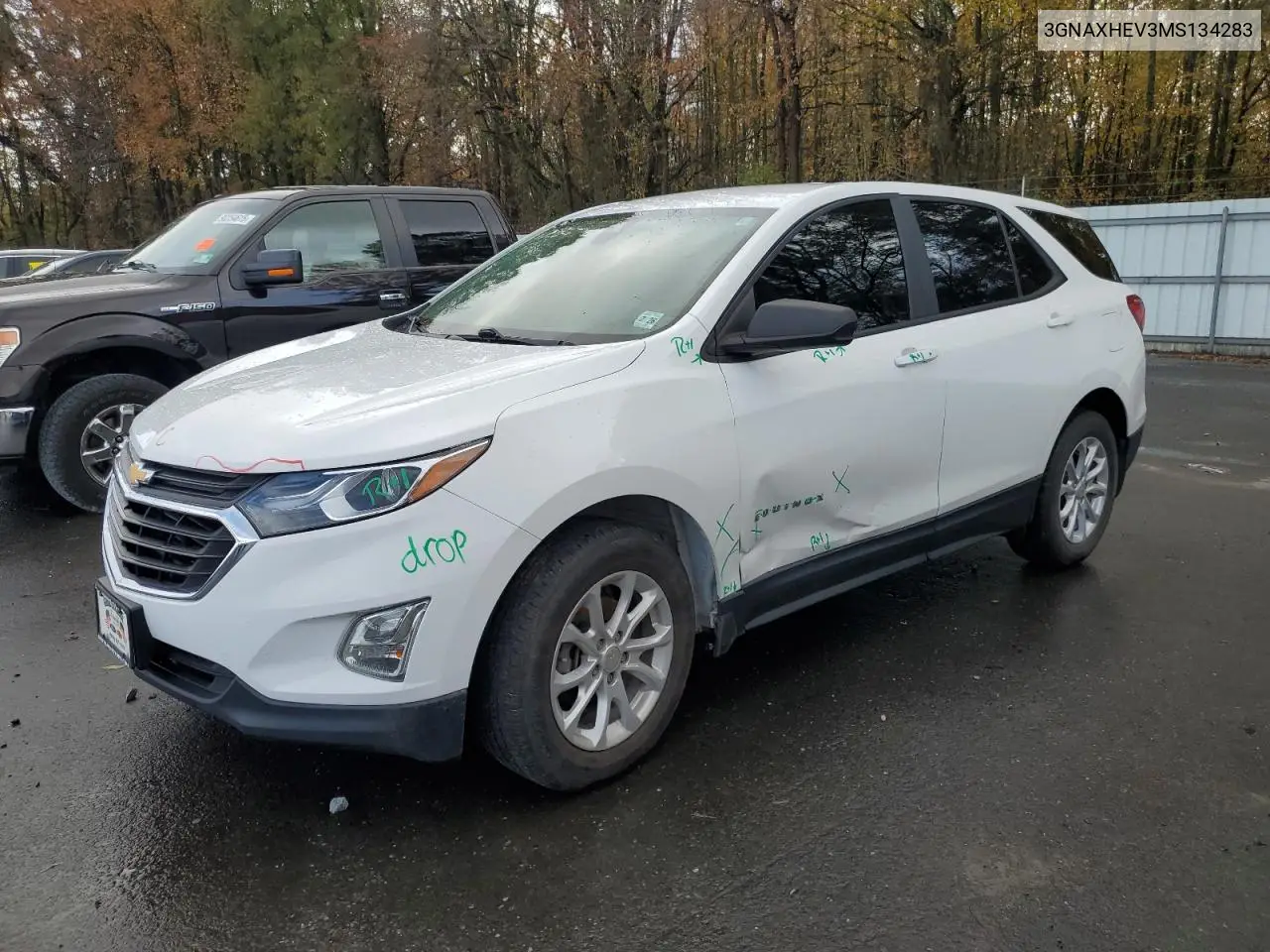 3GNAXHEV3MS134283 2021 Chevrolet Equinox Ls
