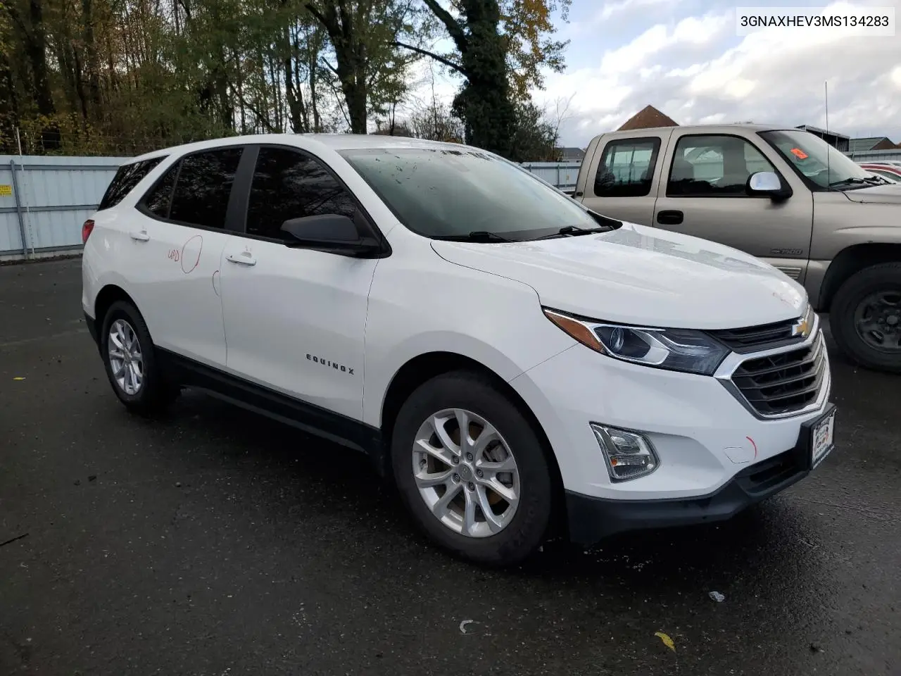 3GNAXHEV3MS134283 2021 Chevrolet Equinox Ls