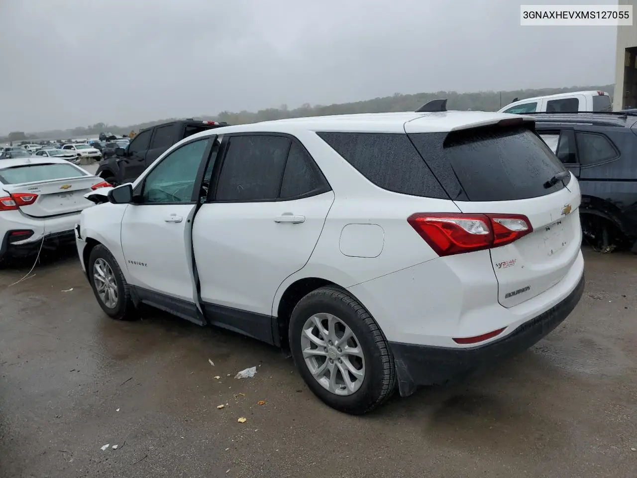 3GNAXHEVXMS127055 2021 Chevrolet Equinox Ls