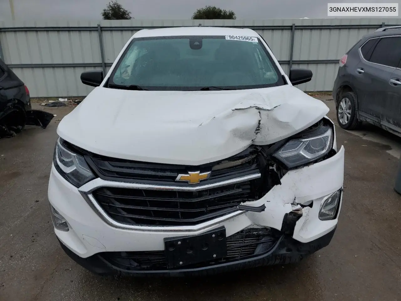 3GNAXHEVXMS127055 2021 Chevrolet Equinox Ls