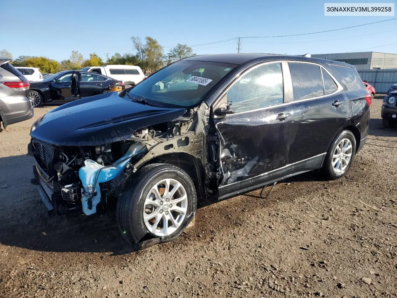 3GNAXKEV3ML399258 2021 Chevrolet Equinox Lt