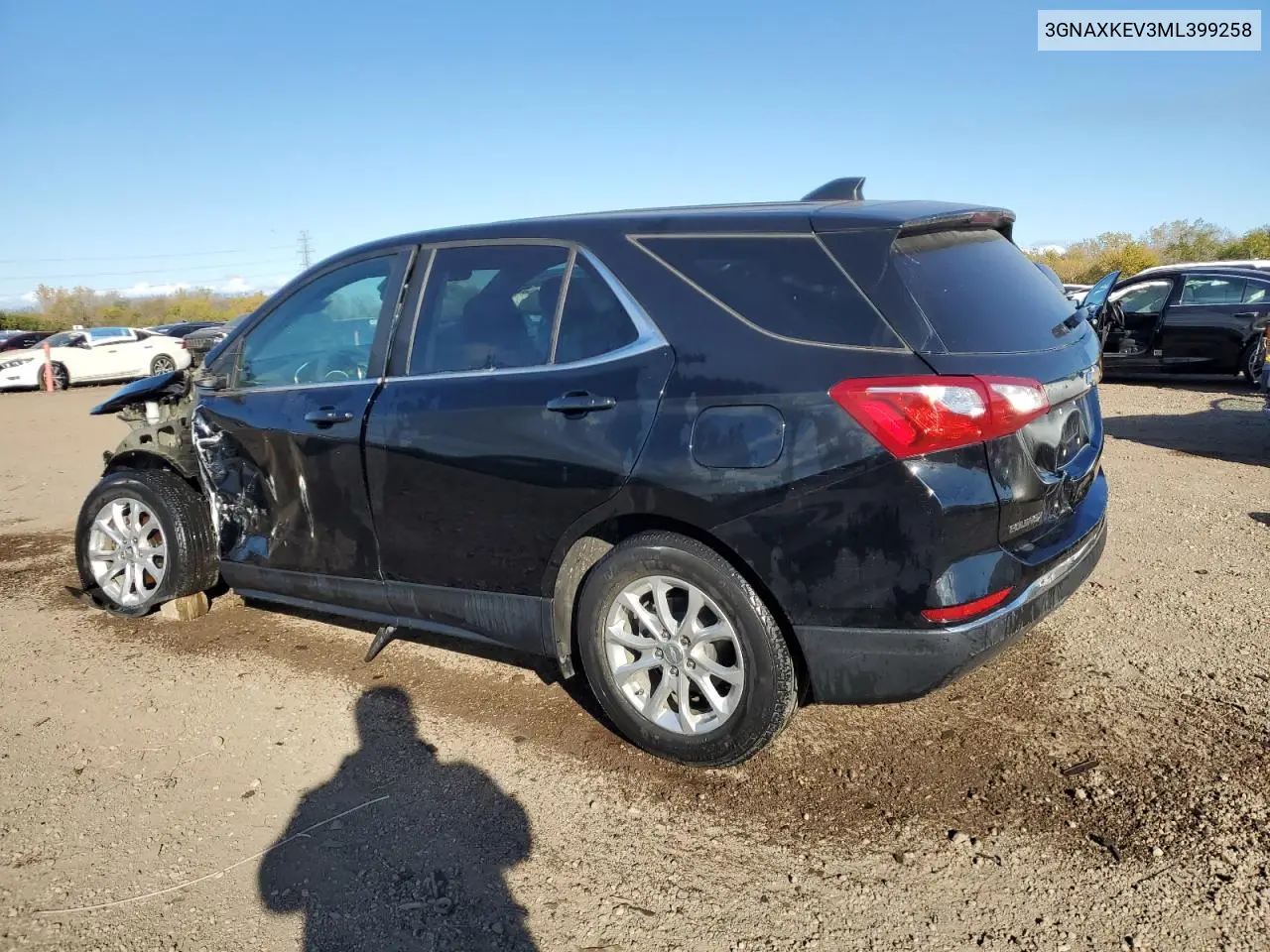 3GNAXKEV3ML399258 2021 Chevrolet Equinox Lt