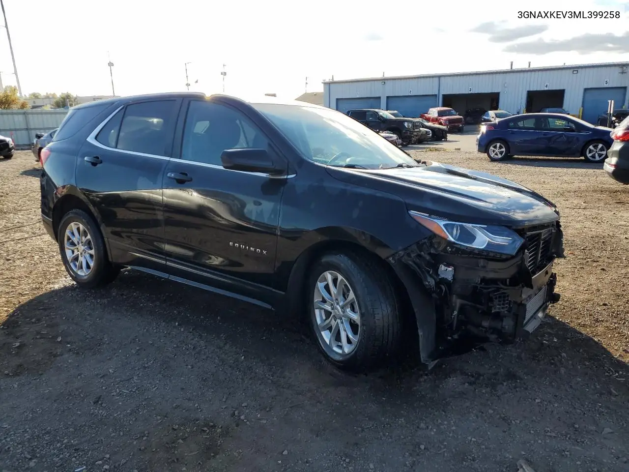 3GNAXKEV3ML399258 2021 Chevrolet Equinox Lt