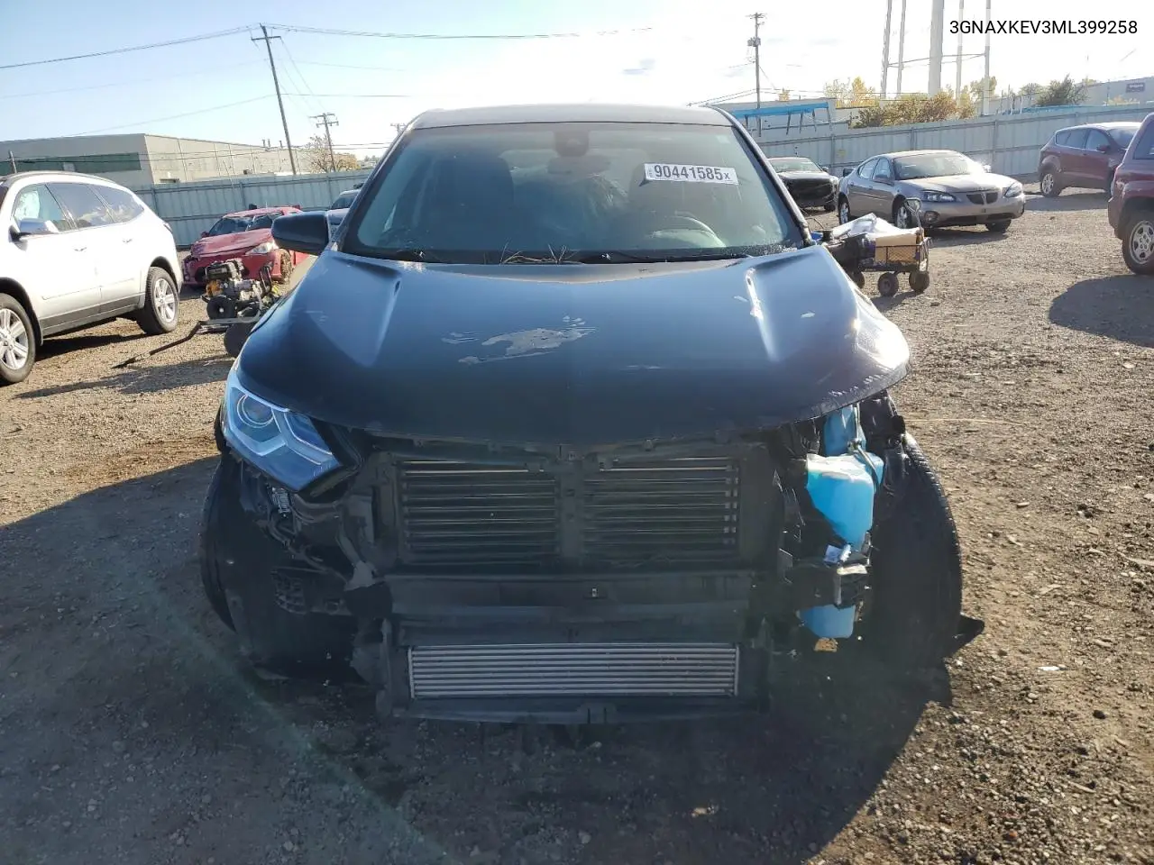 3GNAXKEV3ML399258 2021 Chevrolet Equinox Lt