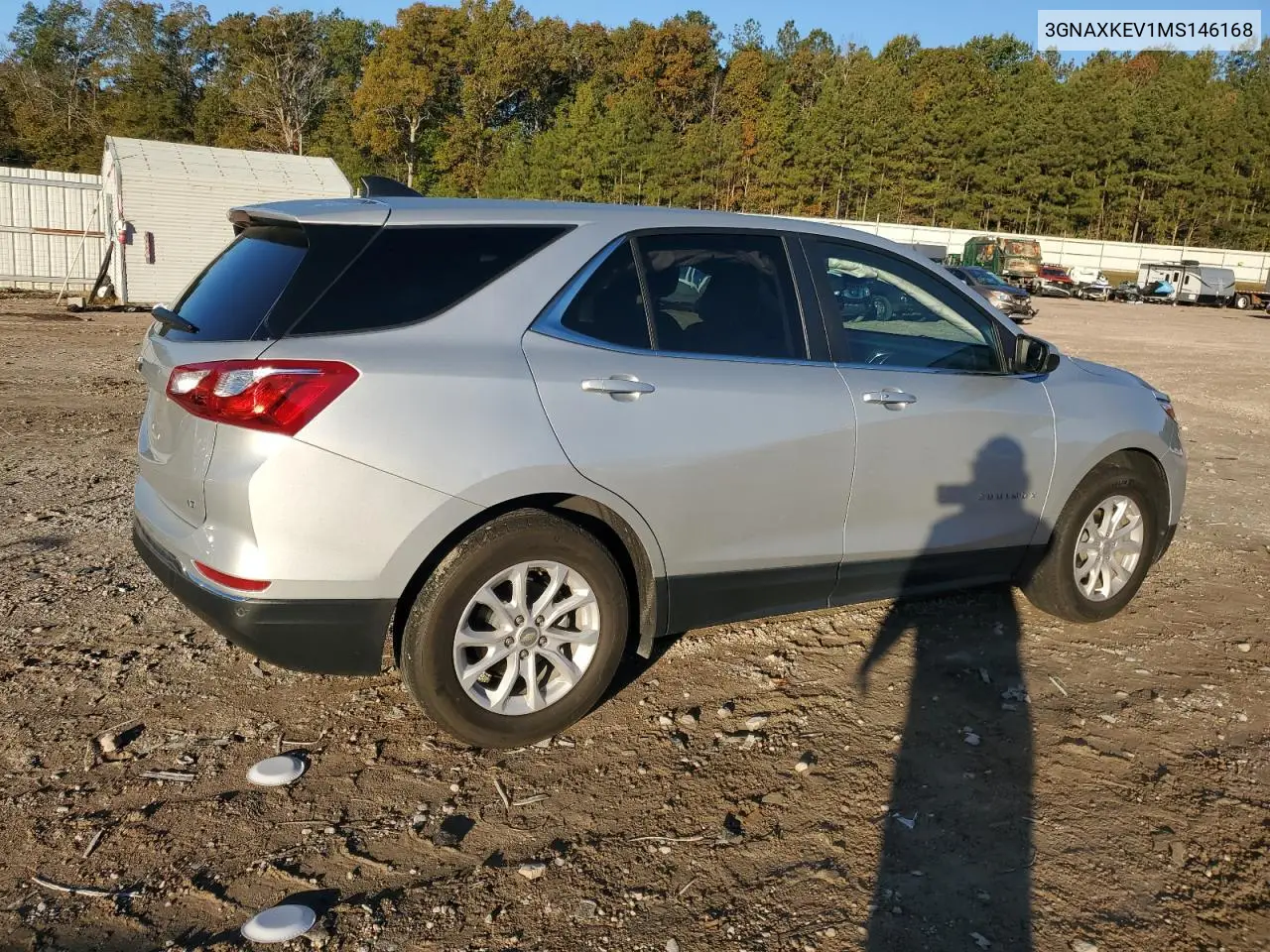 3GNAXKEV1MS146168 2021 Chevrolet Equinox Lt