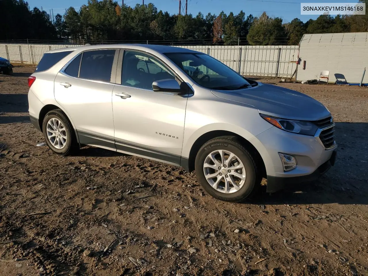 3GNAXKEV1MS146168 2021 Chevrolet Equinox Lt