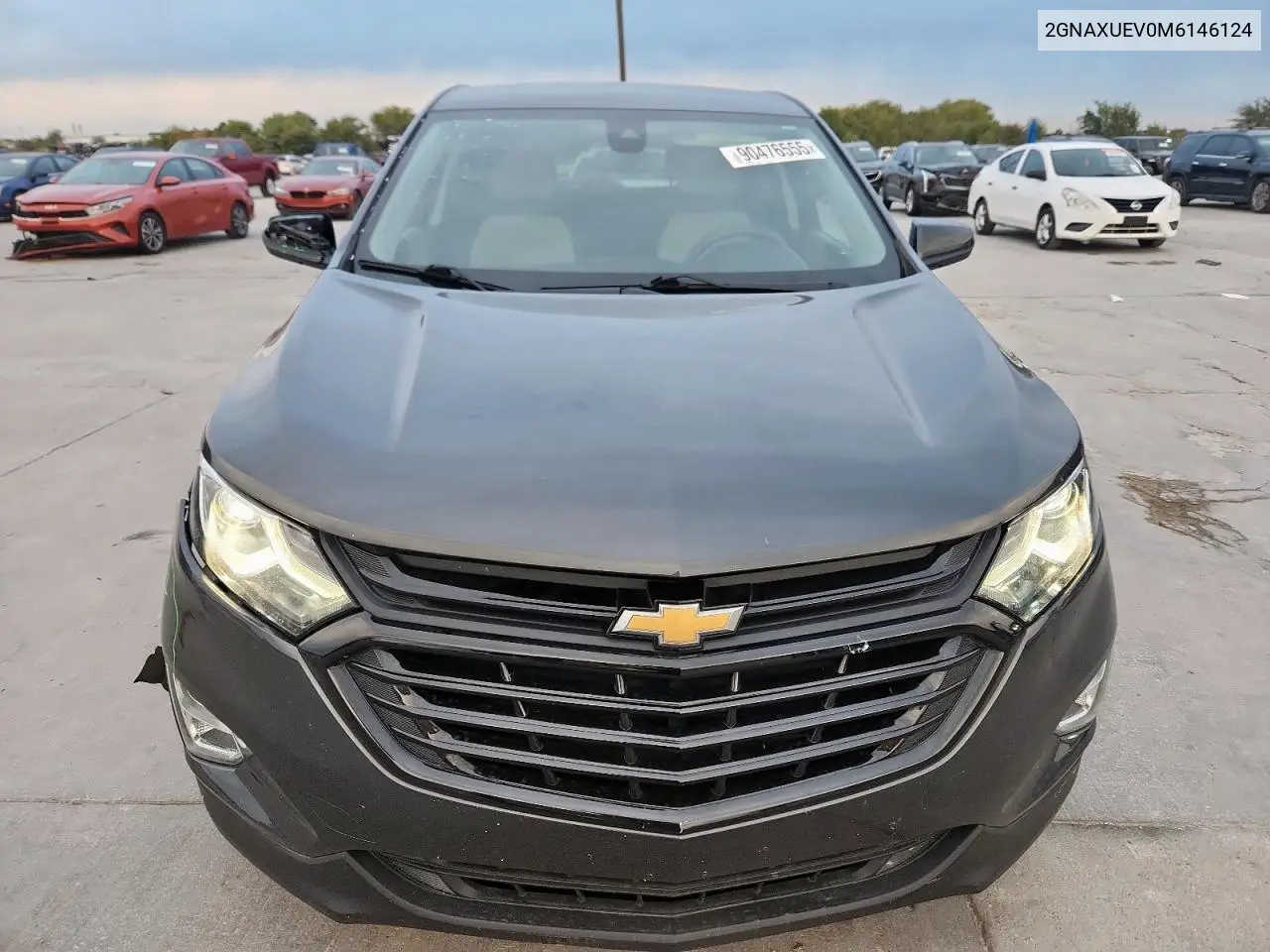 2GNAXUEV0M6146124 2021 Chevrolet Equinox Lt