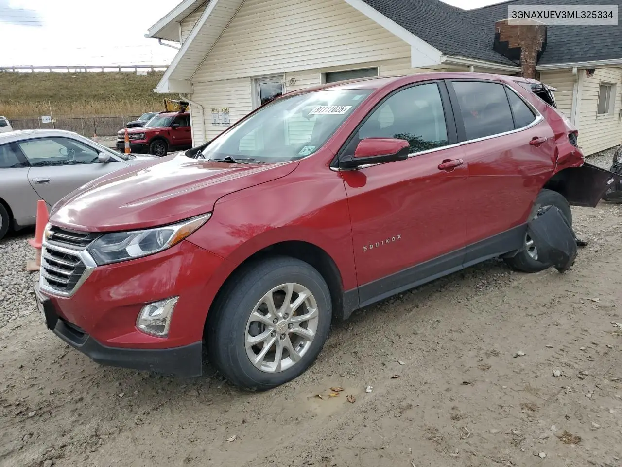 3GNAXUEV3ML325334 2021 Chevrolet Equinox Lt