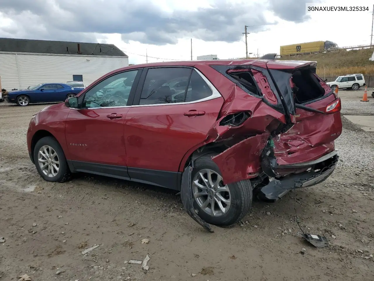 3GNAXUEV3ML325334 2021 Chevrolet Equinox Lt