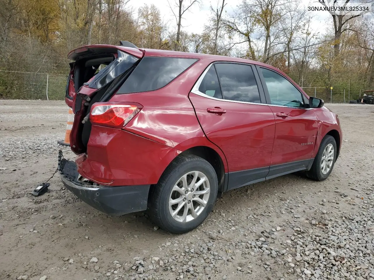 3GNAXUEV3ML325334 2021 Chevrolet Equinox Lt