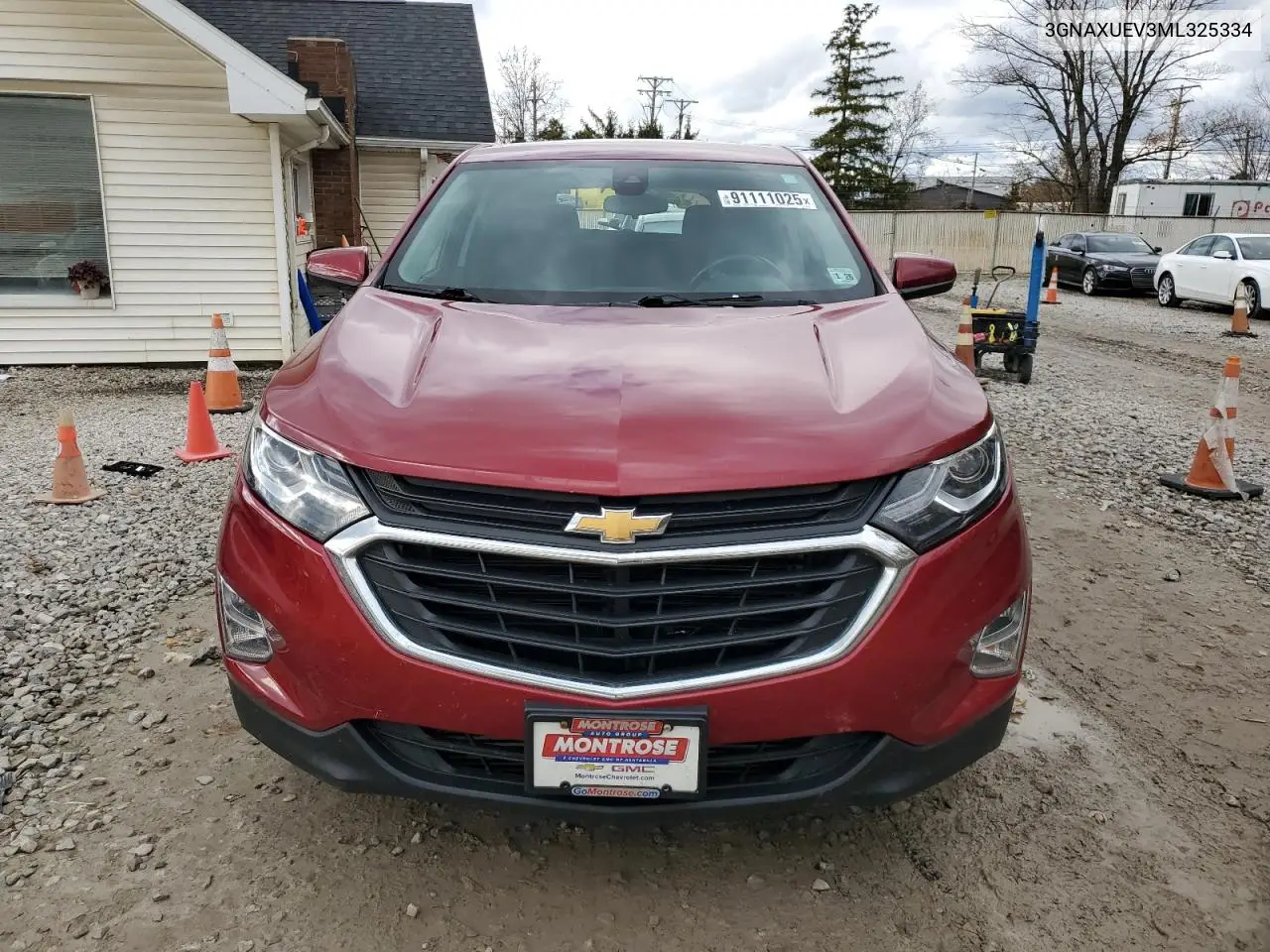 3GNAXUEV3ML325334 2021 Chevrolet Equinox Lt