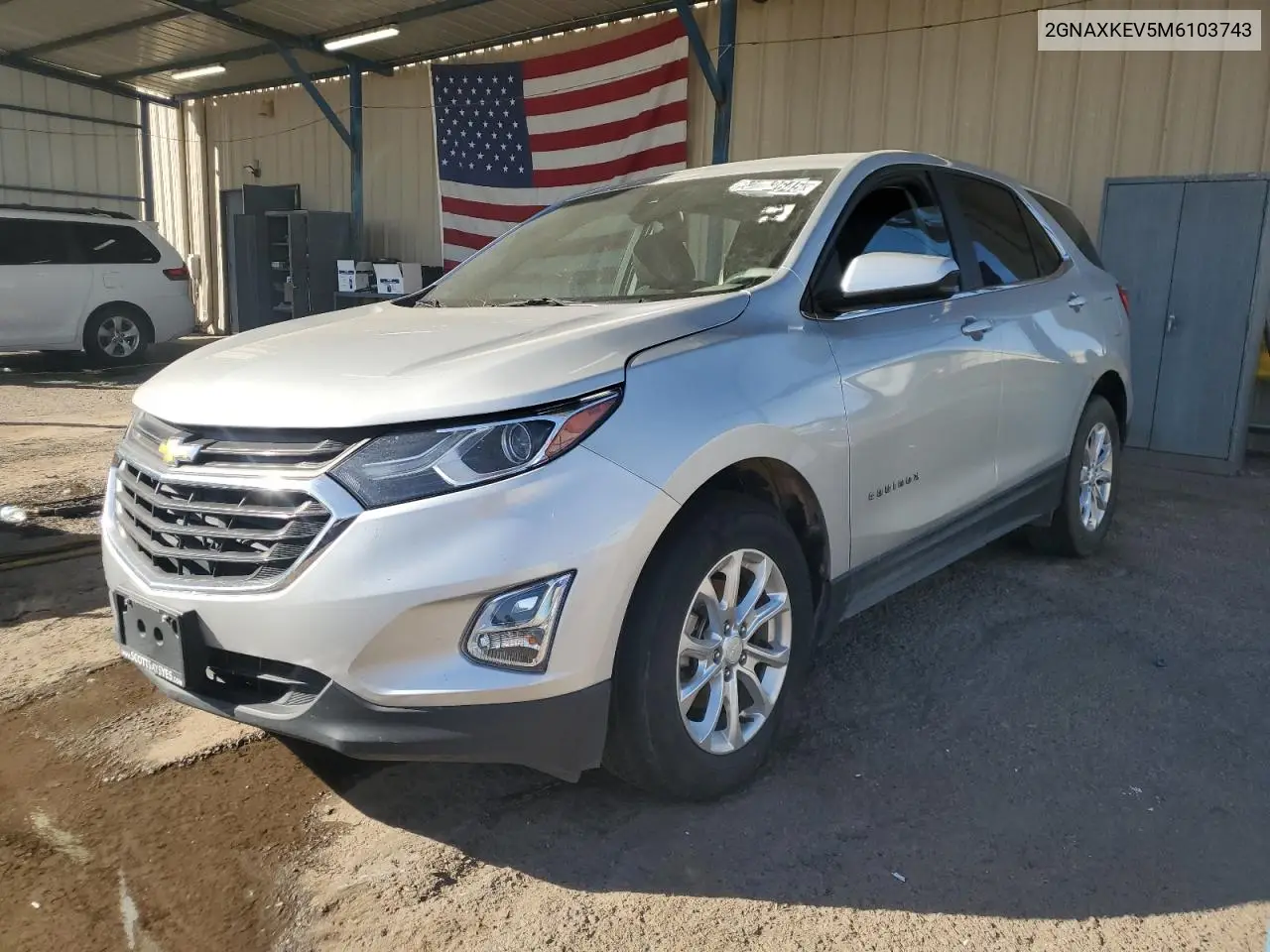 2GNAXKEV5M6103743 2021 Chevrolet Equinox Lt