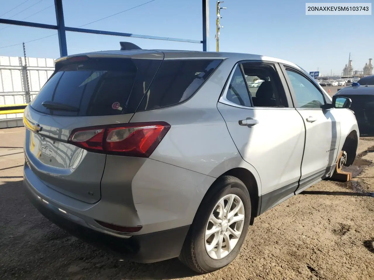 2GNAXKEV5M6103743 2021 Chevrolet Equinox Lt
