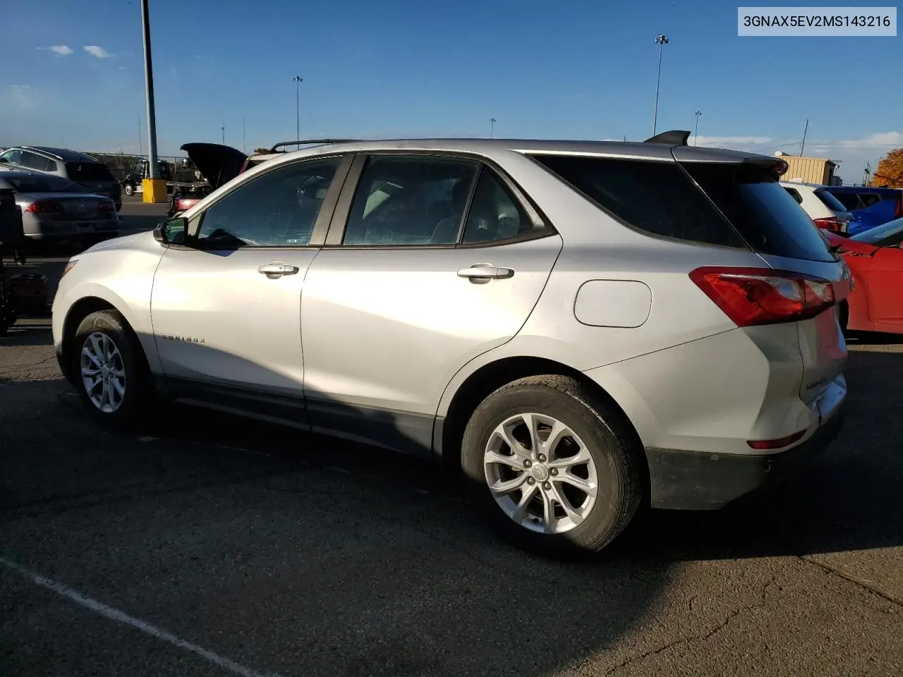 3GNAX5EV2MS143216 2021 Chevrolet Equinox