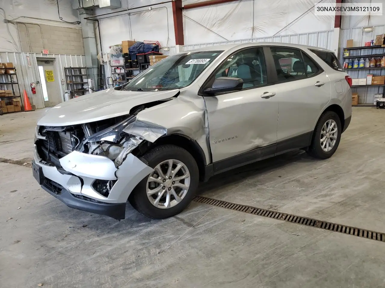 3GNAXSEV3MS121109 2021 Chevrolet Equinox Ls