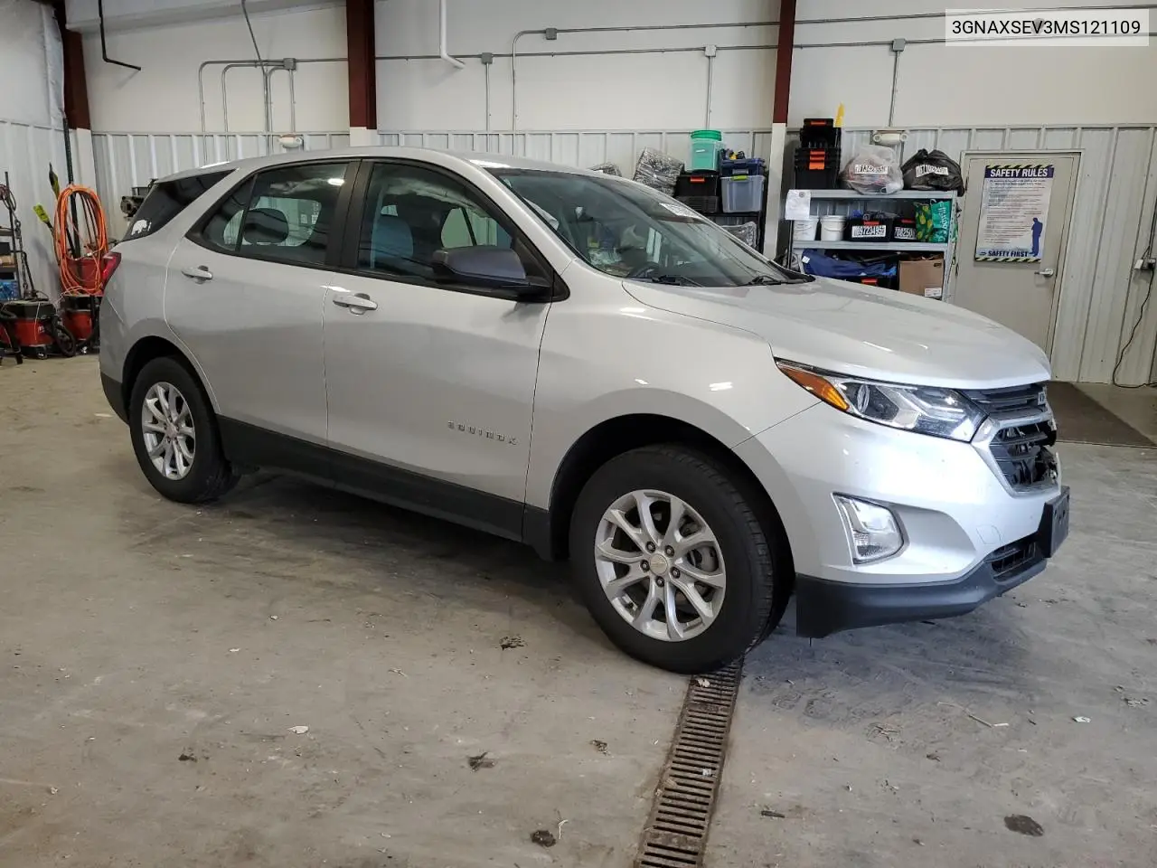 3GNAXSEV3MS121109 2021 Chevrolet Equinox Ls